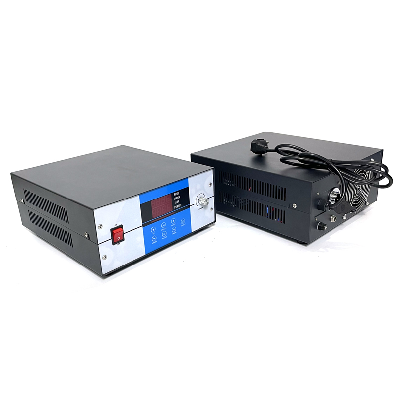 Auto Frequency Tracking Ultrasonic Cleaner Generator With 28khz Submersible Ultrasonic Transducer