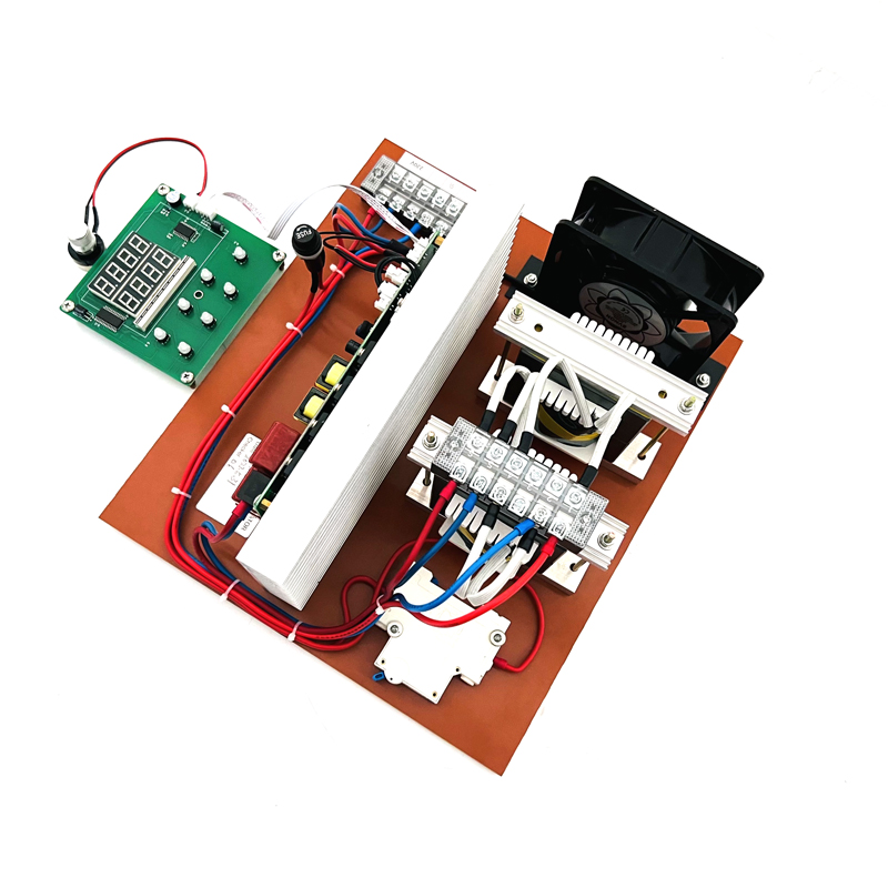 1500W 17khz-40khz Ultrasonic Frequency Generator with Piezoelectric trasnducer for Remove oil, rust and stains