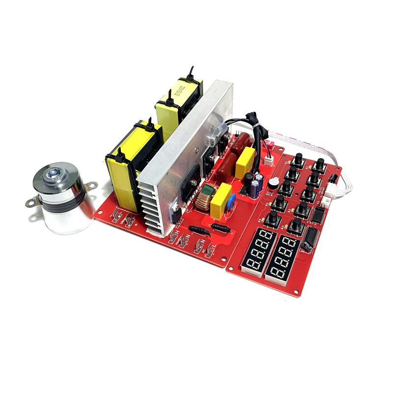 240W Single Frequency Ultrasonic PCB Generator And Vibration Cleaning Transducer