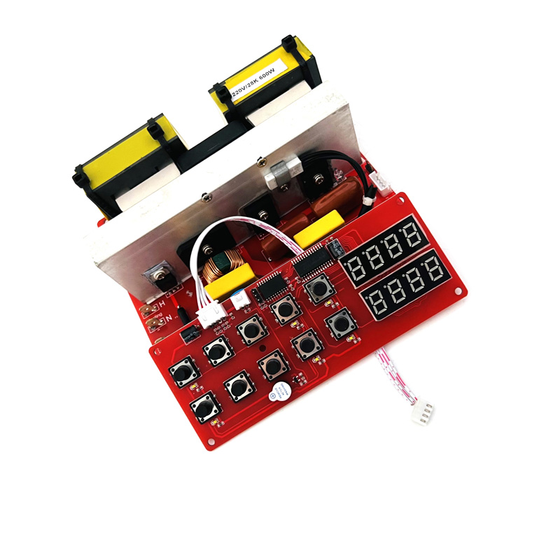 Digital Display Small Power Ultrasonic Generator PCB Circuit Board 28kHz 40kHz Piezoceramic Ultrasonic Transducer Driver Board